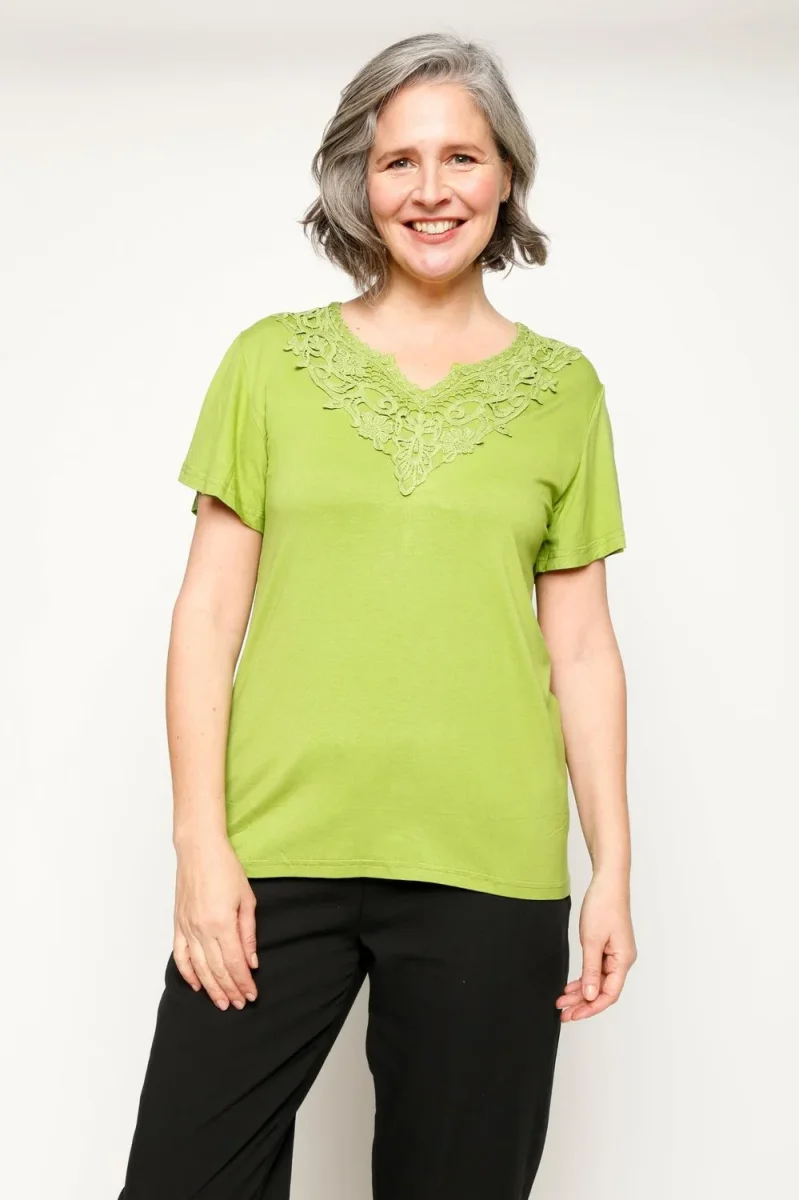 Polera Liliana Verde Woman by Eclipse - Imagen 2