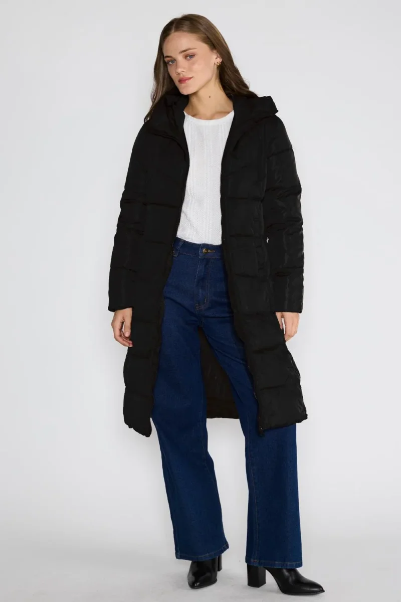 Parka Larga Antonia Negra
