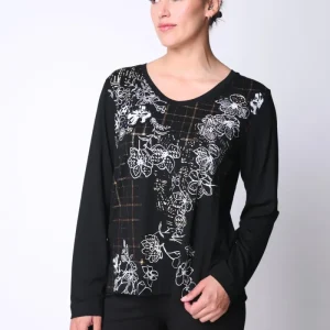 Polera Luz Negro Woman by Eclipse