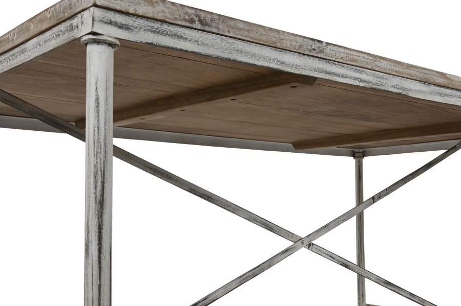 Mesa de Comedor Industrial Madera Mango y Hierro Decapé - Imagen 8