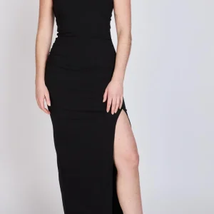 Vestido Ajustado Escote Bote Audrey Negro ATR by Eclipse