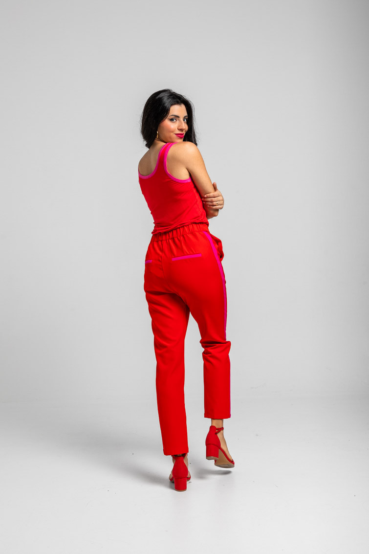 Camiseta tirantes roja Dolce Far Niente - Imagen 6