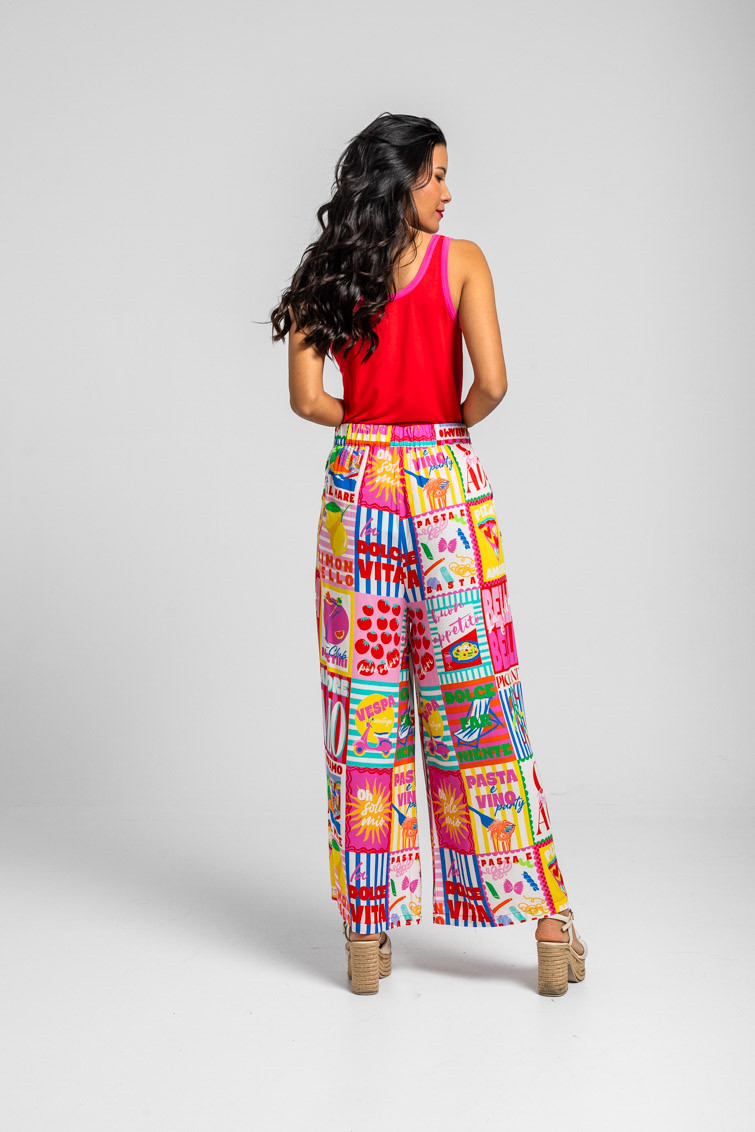 Camiseta tirantes roja Dolce Far Niente - Imagen 5