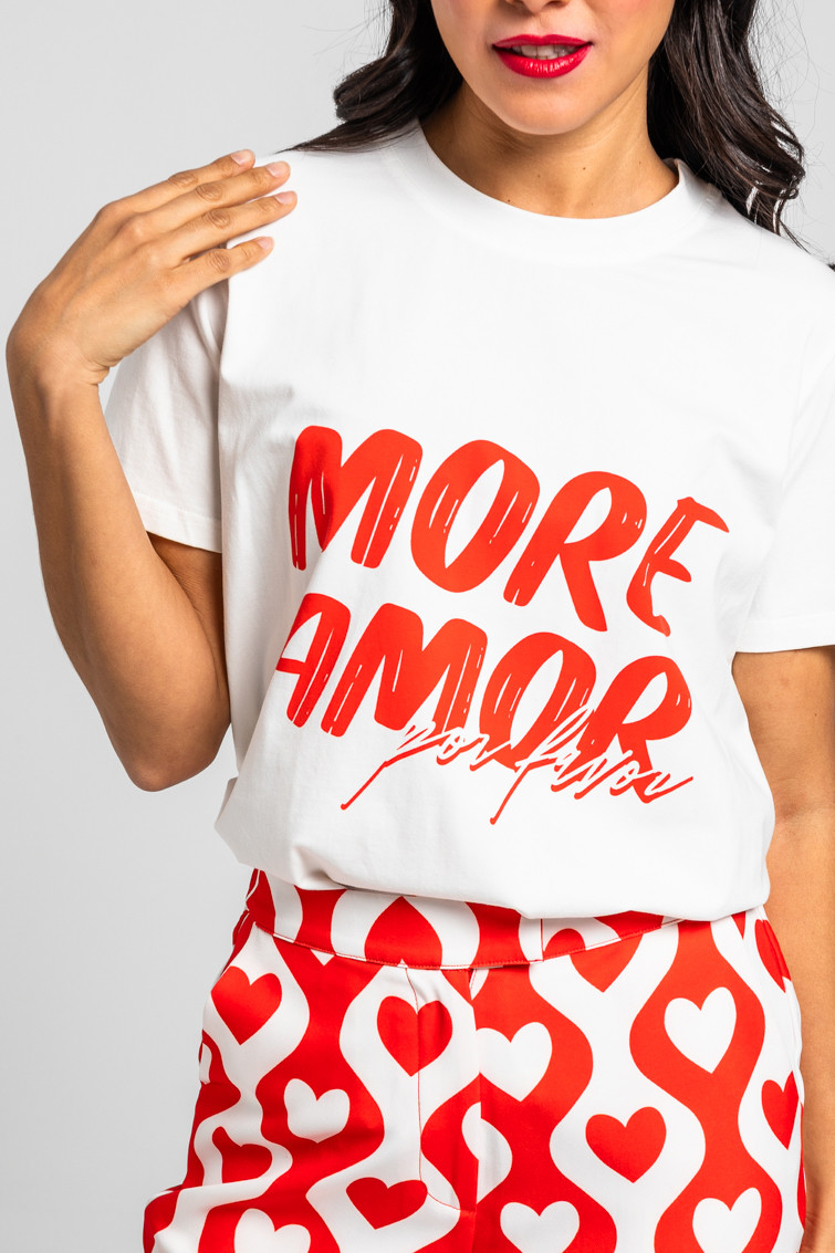 Camiseta unisex More Amor - Imagen 2