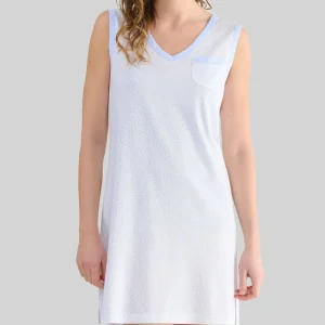 Camisola verano sin mangas corazones cuello pico