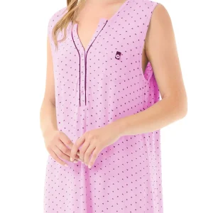 Camisón corto sin mangas corazones