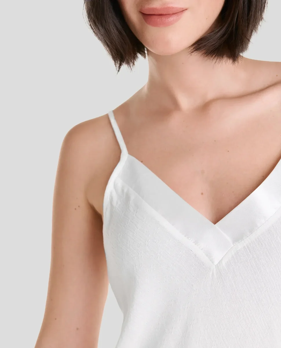 Camisón verano tirantes jaquard - Imagen 7