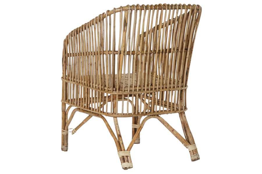 Sillón artesanal en ratán natural - Imagen 5