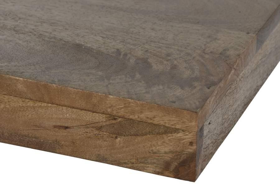 Consola de Madera de Mango con Diseño Circular - Imagen 7