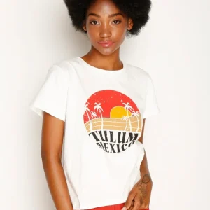Polera Pamela Blanco Eclipse