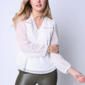 Blusa Plumetti Victoria Blanco Eclipse