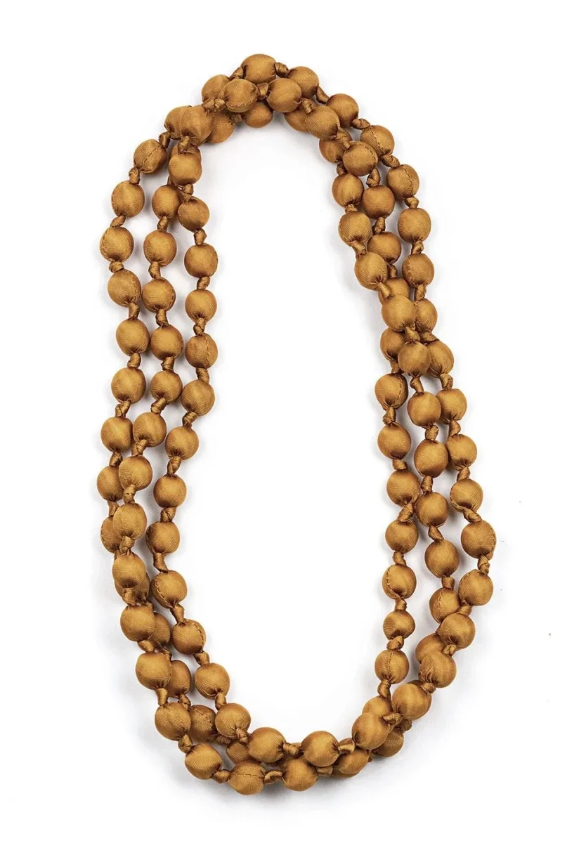 Collar Il Baco Da Seta Bolas Seda Camel 18.3 - Imagen 3