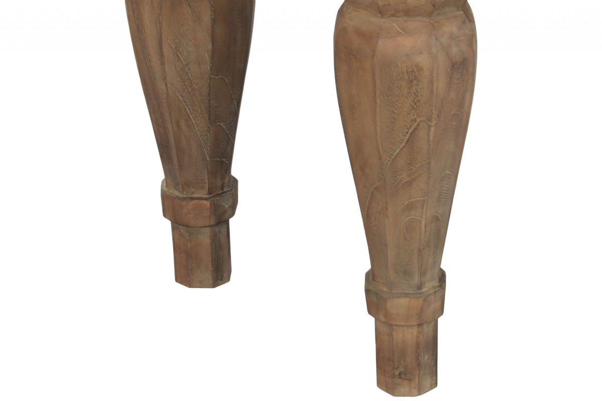 Consola Rústica de Madera Reciclada con 4 Cajones - Imagen 8