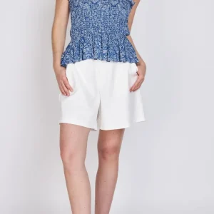 Blusa Panal de Abeja Magui Azul Eclipse