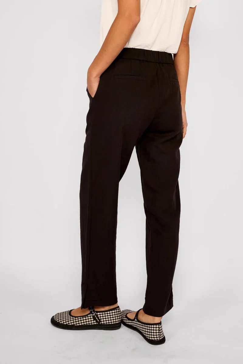 Pantalón Recto Sastrero Alicia Negro - Imagen 4