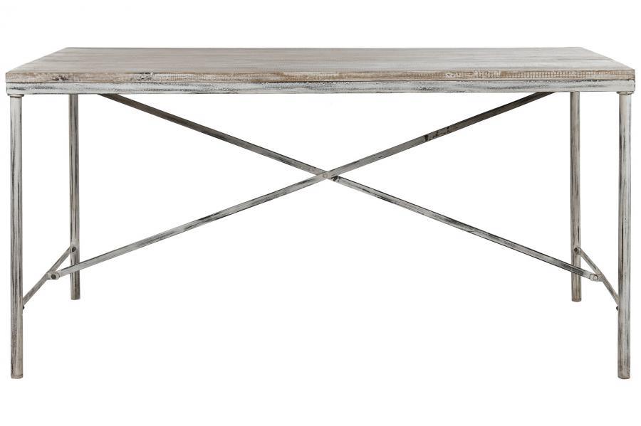 Mesa de Comedor Industrial Madera Mango y Hierro Decapé - Imagen 7