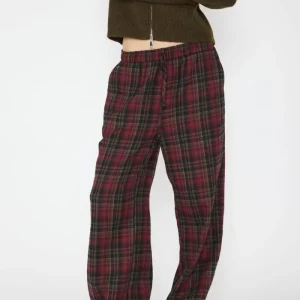 Pantalón Cuadros Jo Burdeo