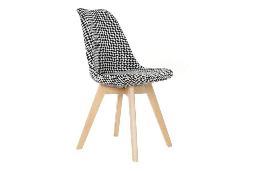 Silla de Comedor Pata de Gallo y Madera - Imagen 2