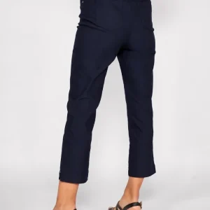 Pantalón Detalles Dorados Diana Azul