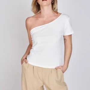 Polera Asimétrica Sofía Blanco ATR by Eclipse