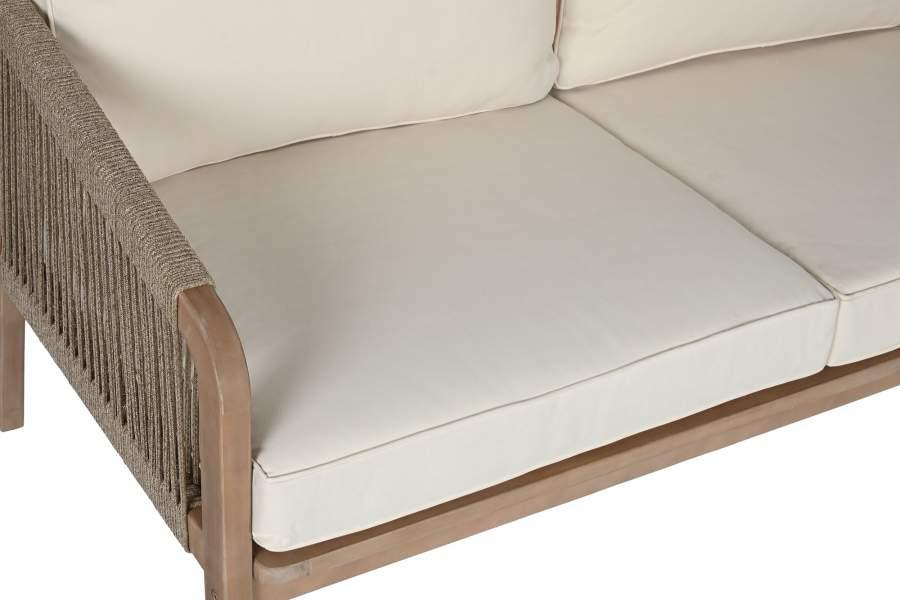 Set salón acacia y cuerda marrón (138 cm) - Imagen 7