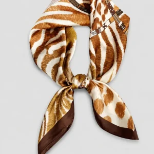 Pañuelo Estampado Lulu Camel