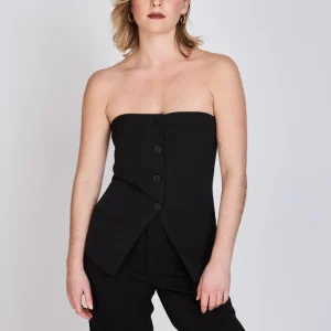 Top Strapless Sastrero Emma Negro ATR by Eclipse