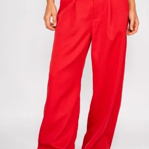 Pantalón Ancho Leonor Rojo