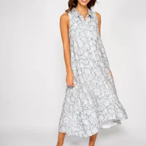Vestido Largo Camisero Belén Denim