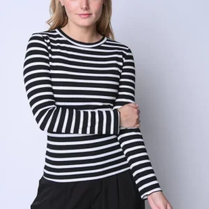Polera Rayas Feña Negro Eclipse