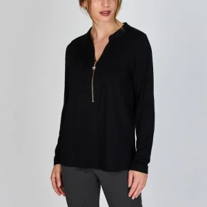 Polera con Cierre Maya Negro Woman by Eclipse