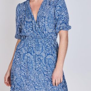 Vestido Estampado Vale Azul Eclipse