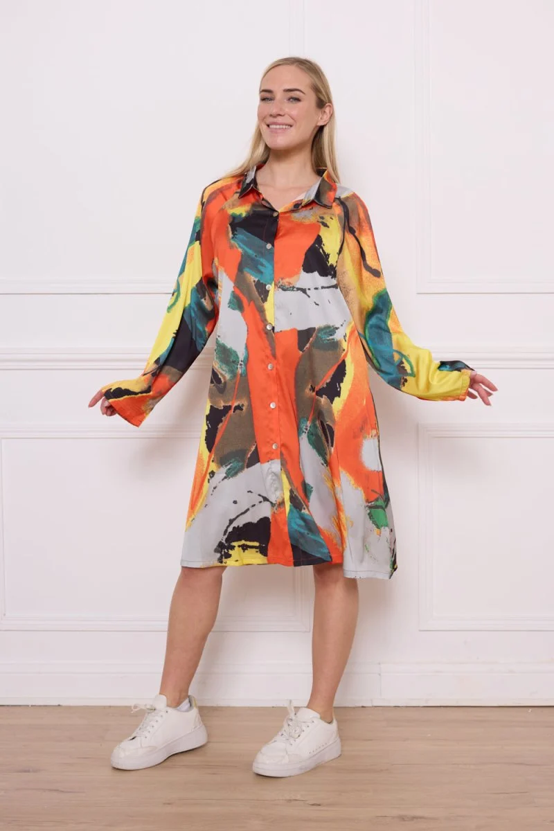 Chemise motifs polyester - Imagen 5