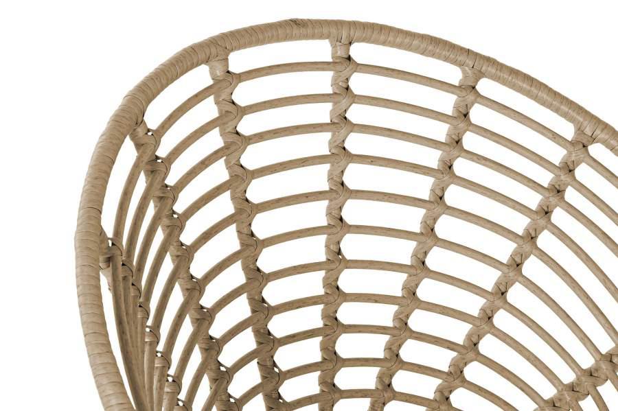 Silla de Diseño Ratan Sintético y Base Eiffel - Imagen 5