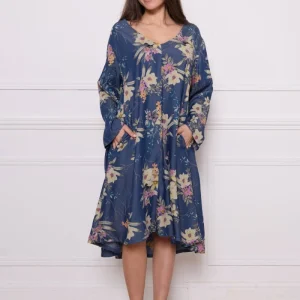 Robe fleurie tencel