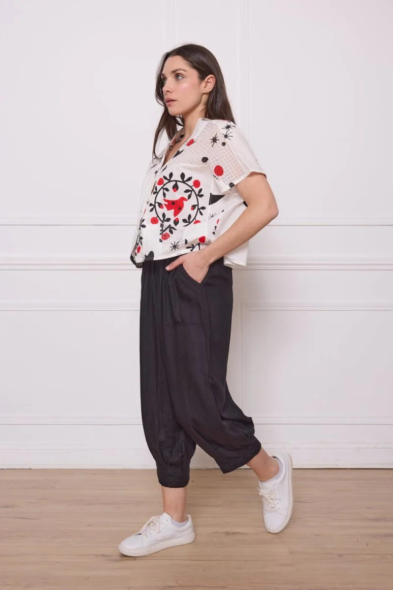 Haut en coton moderne - Imagen 3