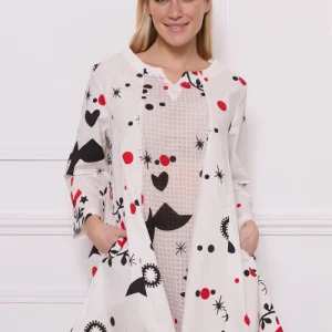 Robe courte en coton moderne