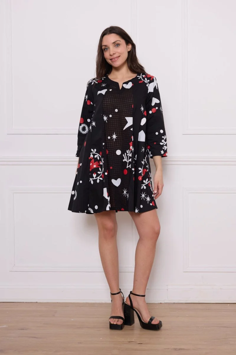 Robe courte en coton moderne - Imagen 5
