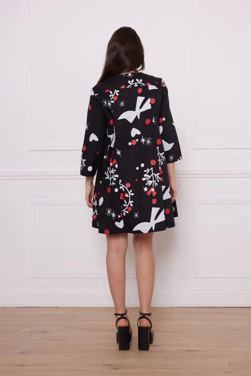 Robe courte en coton moderne - Imagen 7