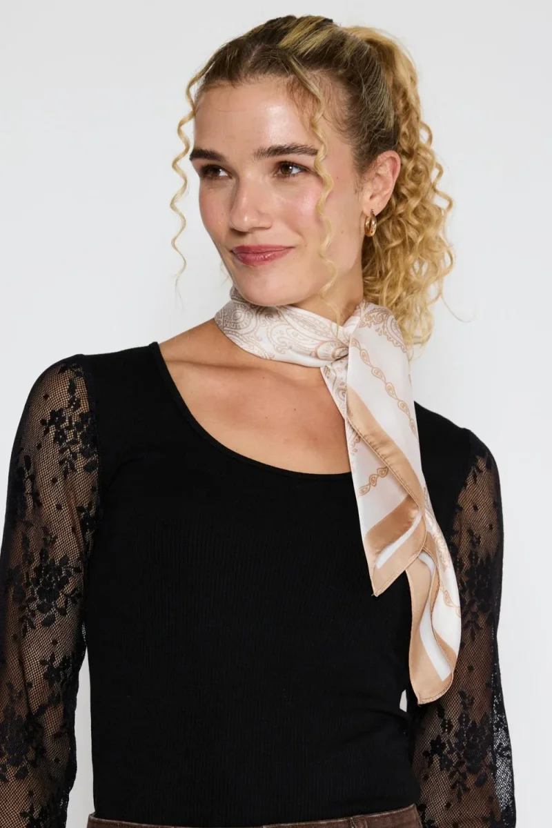 Pañuelo Olivia Beige - Imagen 3