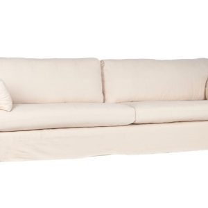 Sofá Desenfundable Lino Algodón Beige
