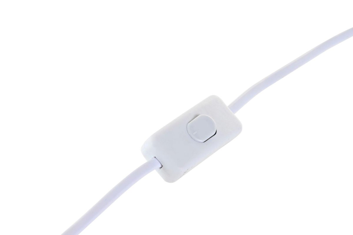 Lámpara sobremesa porcelana blanca (42 cm) - Imagen 5