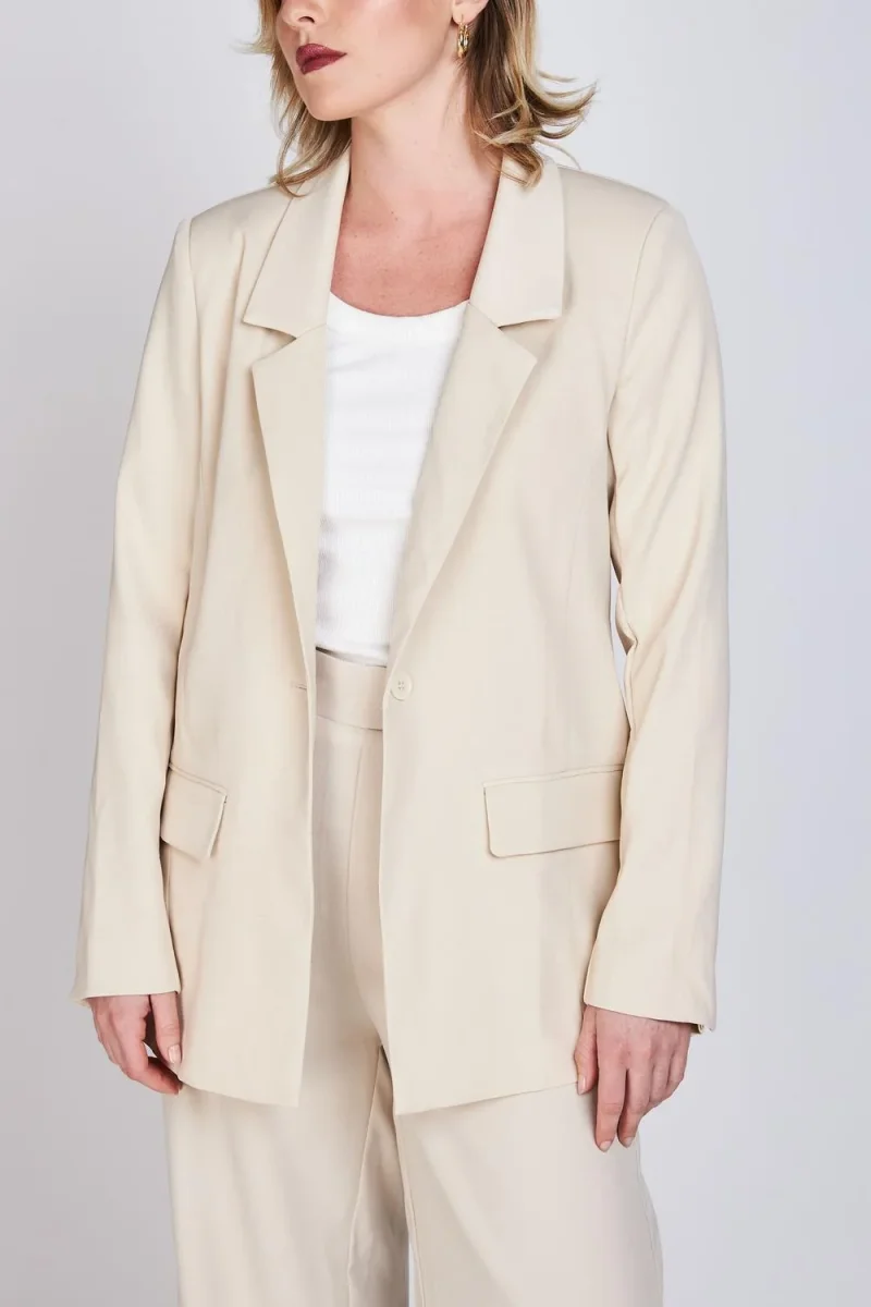 Blazer Entallado Emily Beige Eclipse - Imagen 2