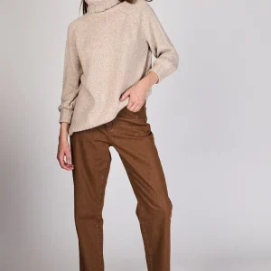 Sweater Grueso con Cuello Alto Paz Eclipse