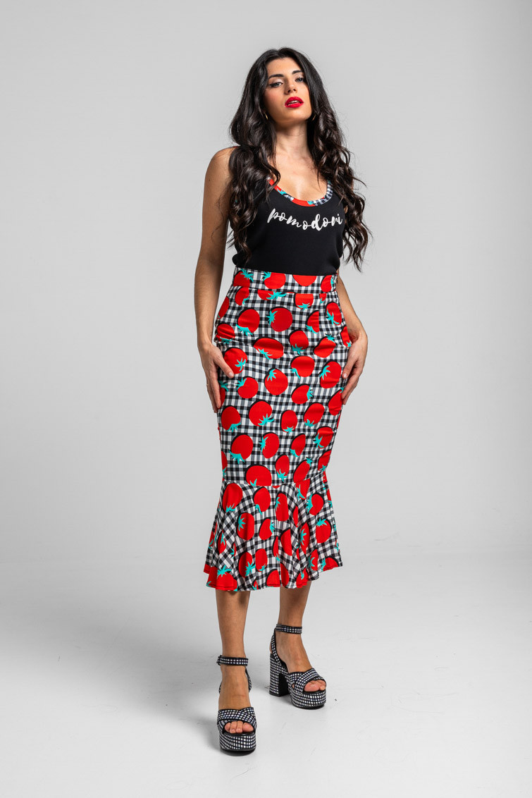 Falda lápiz Pomodori - Imagen 2