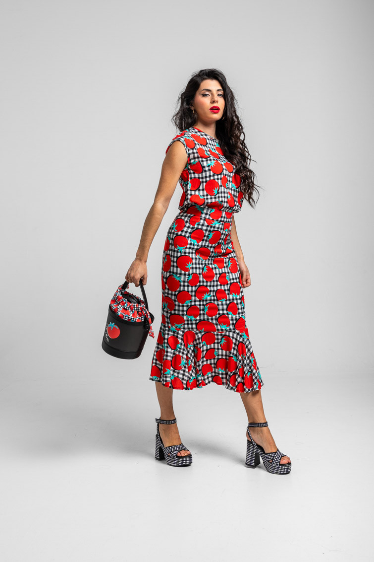 Falda lápiz Pomodori - Imagen 3