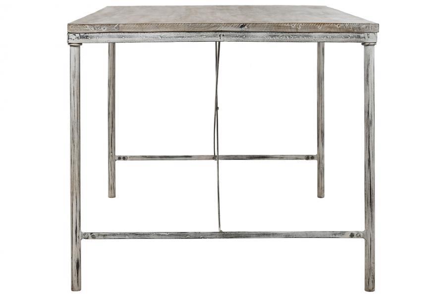 Mesa de Comedor Industrial Madera Mango y Hierro Decapé - Imagen 3