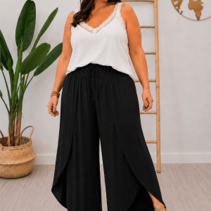 Pantalon Pernera Cruzada Negro