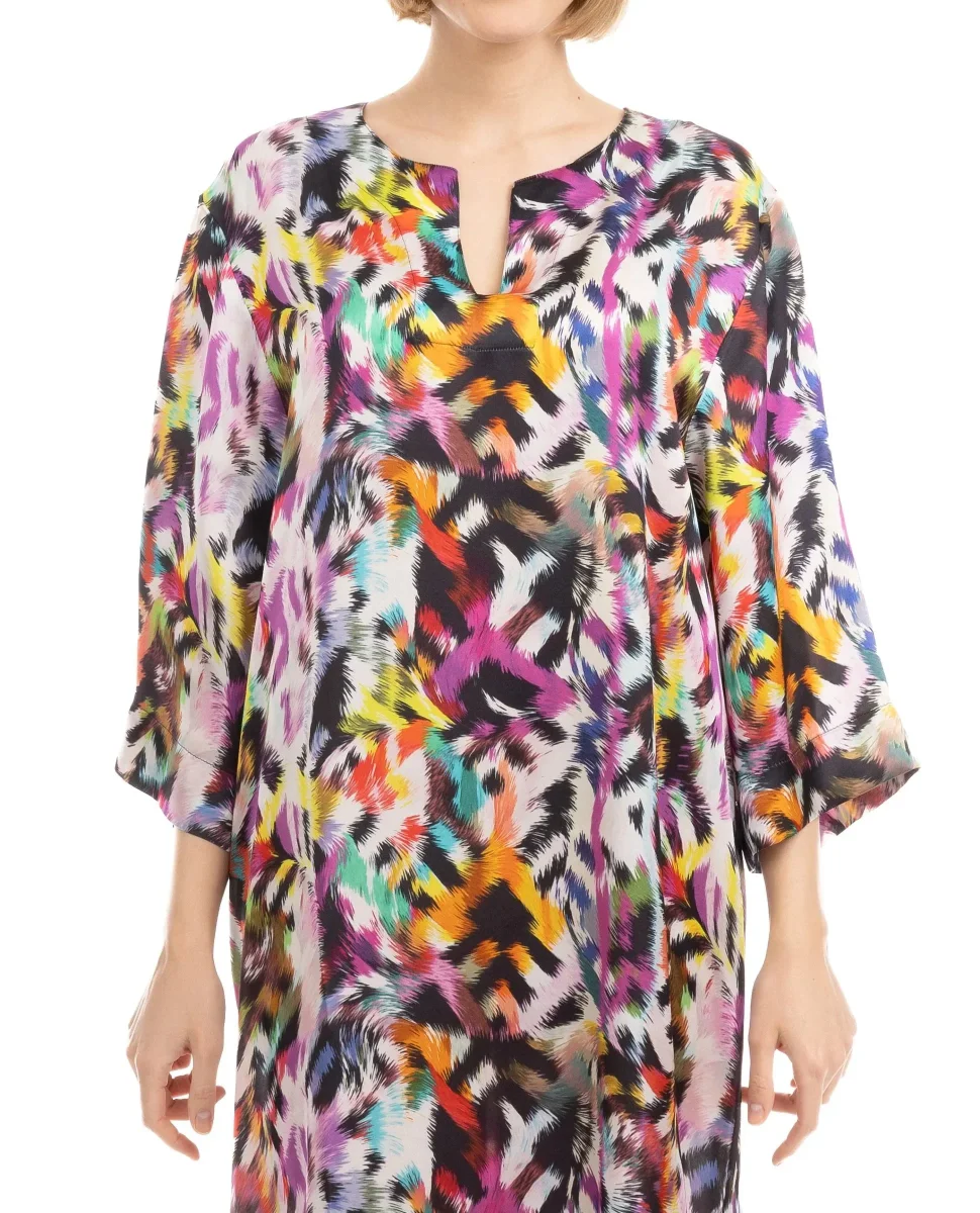 Kaftan seda manga corta - Imagen 4