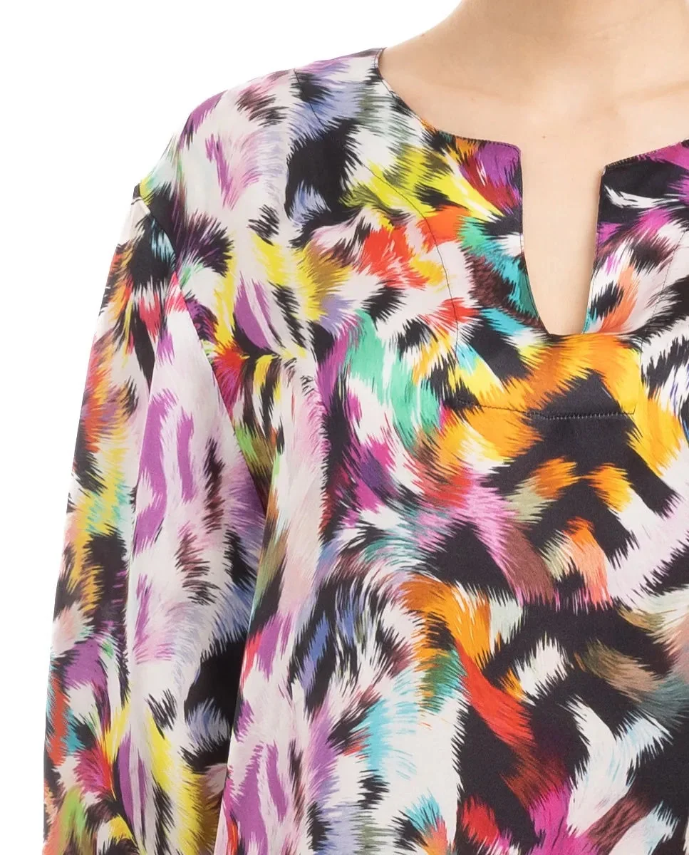 Kaftan seda manga corta - Imagen 6